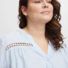 Blouse with short sleeve