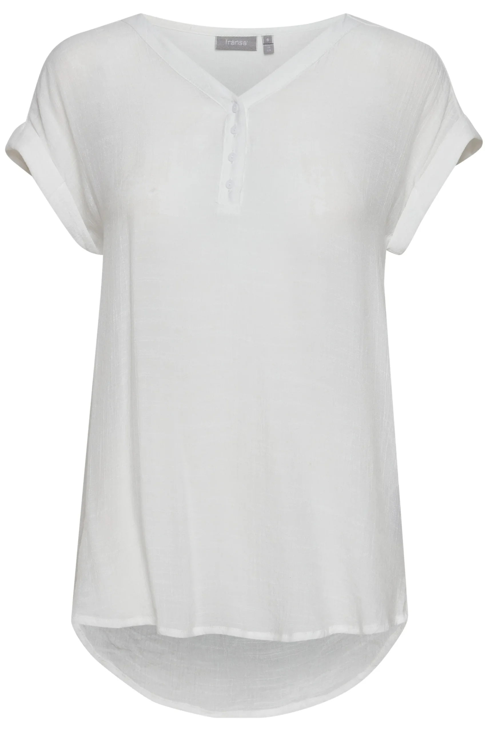 Blouse with short sleeve