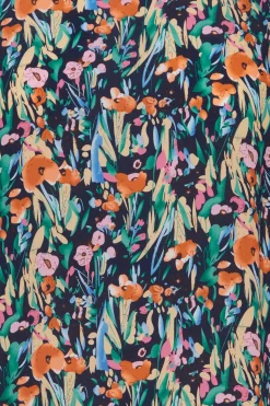 Blouse with short sleeve